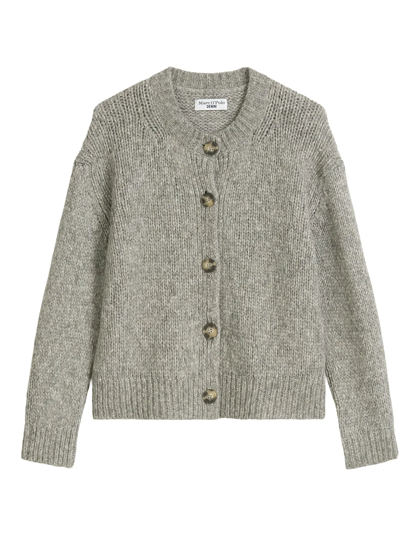 MARC O'POLO DENIM | Strickjacke | hellgrau